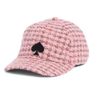 Kate Spade Pink Tweed Cap